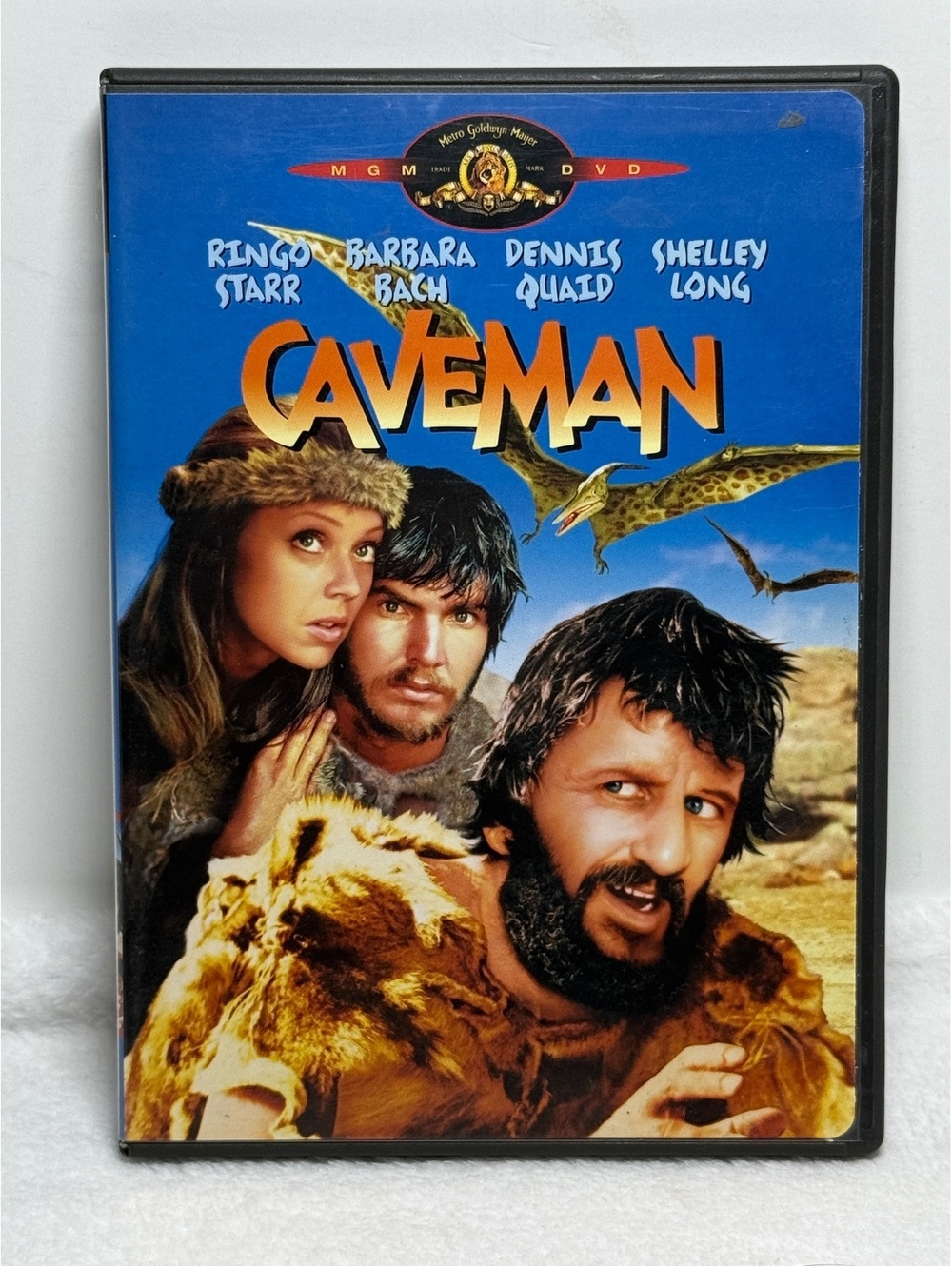 Caveman DVD 1981 Comedy Ringo Starr Dennis Quaid Barbara Bach MGM - Dinosaurs